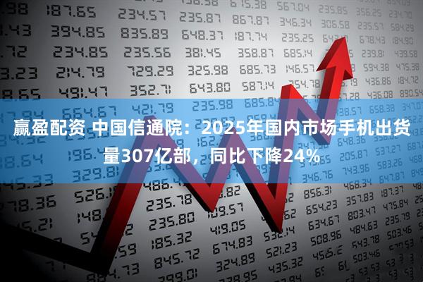 赢盈配资 中国信通院：2025年国内市场手机出货量307亿部，同比下降24%